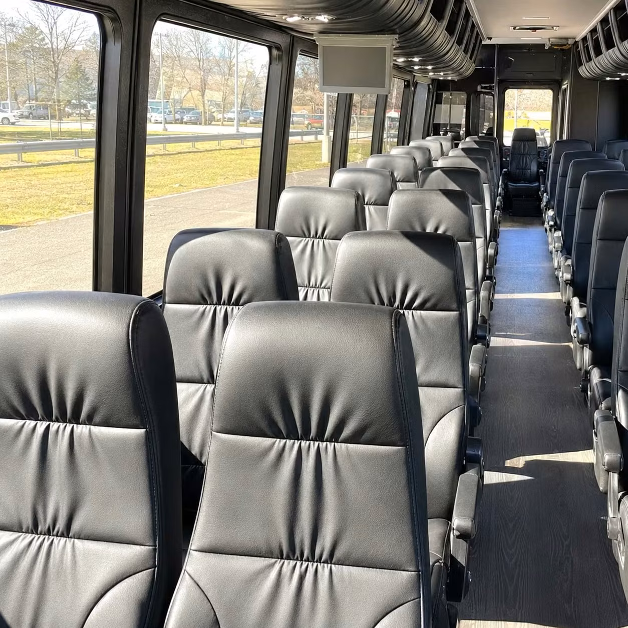 28 passenger minibus interior