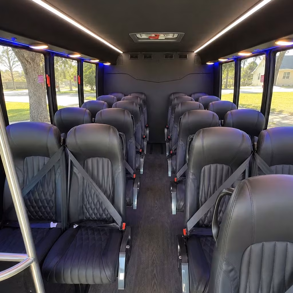 35 passenger minibus interior