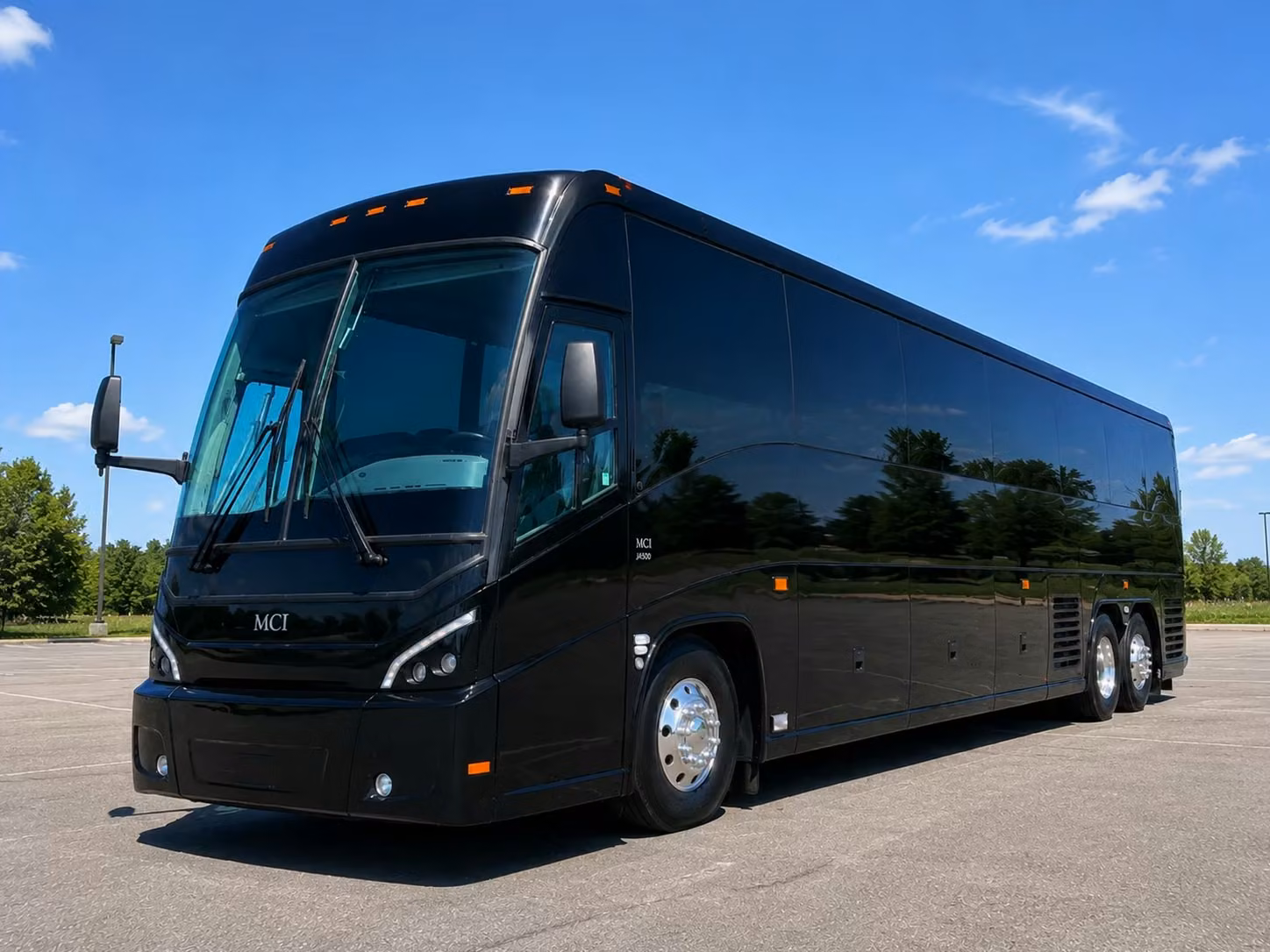 kenosha 56 passenger charter bus rental