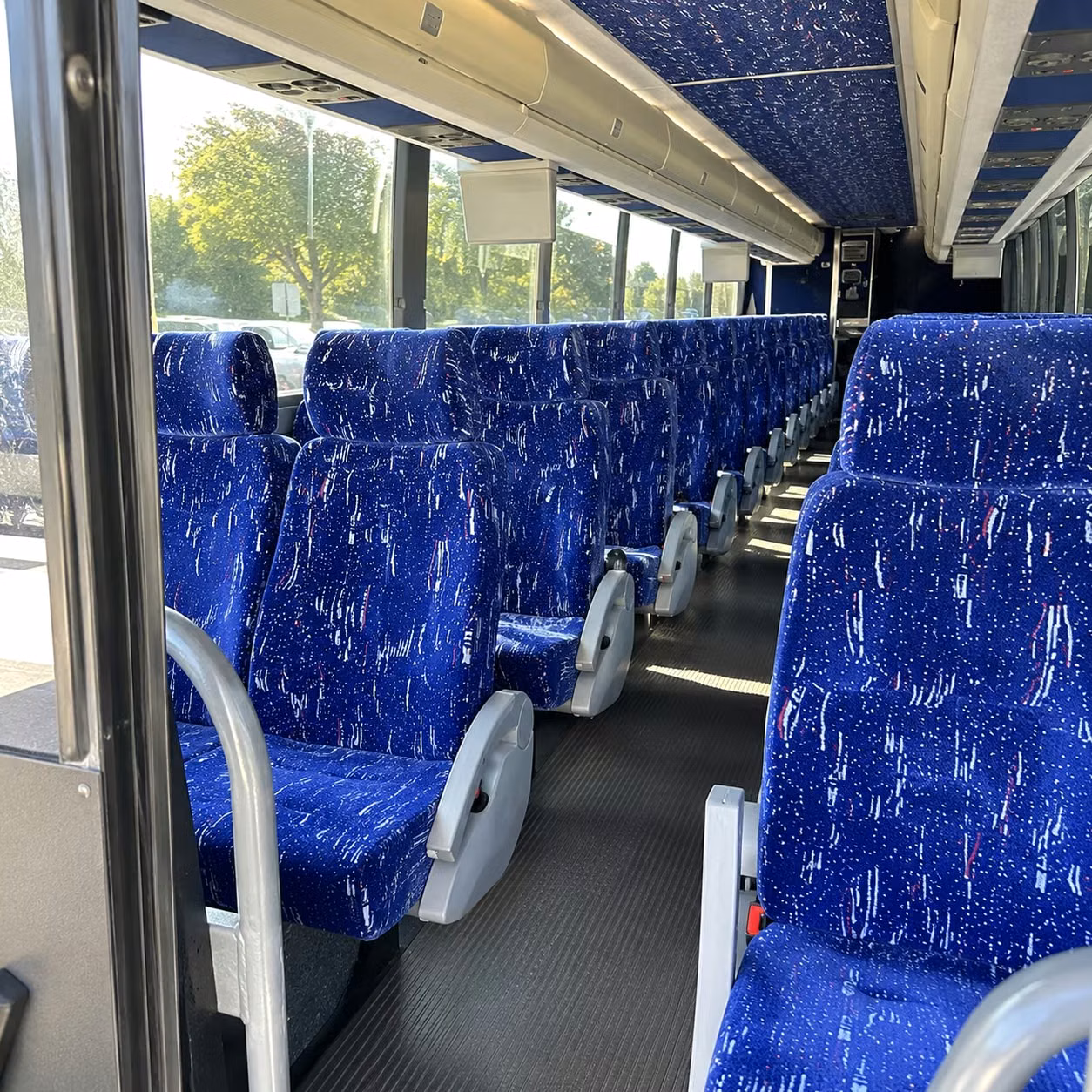 kenosha charter bus interior