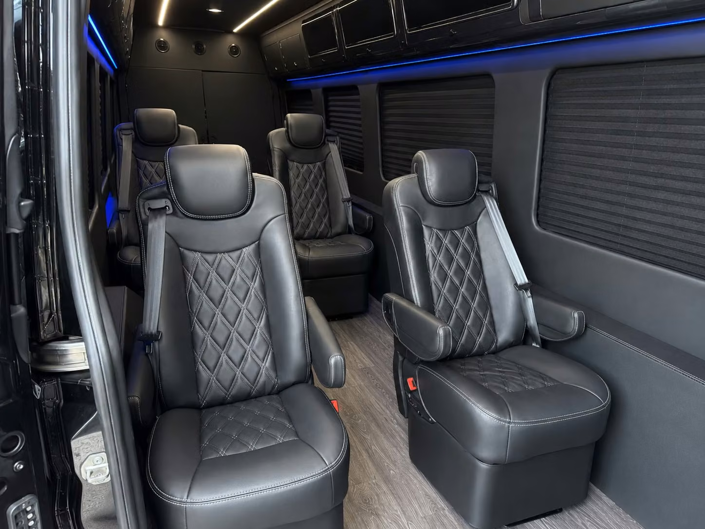 sprinter van with driver interior